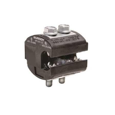 Burndy Insulation Piercing Conn, 1/0-4/0 AWG (Run), 1/0-4/0 AWG (Tap), 300 V BIPC4/01/0